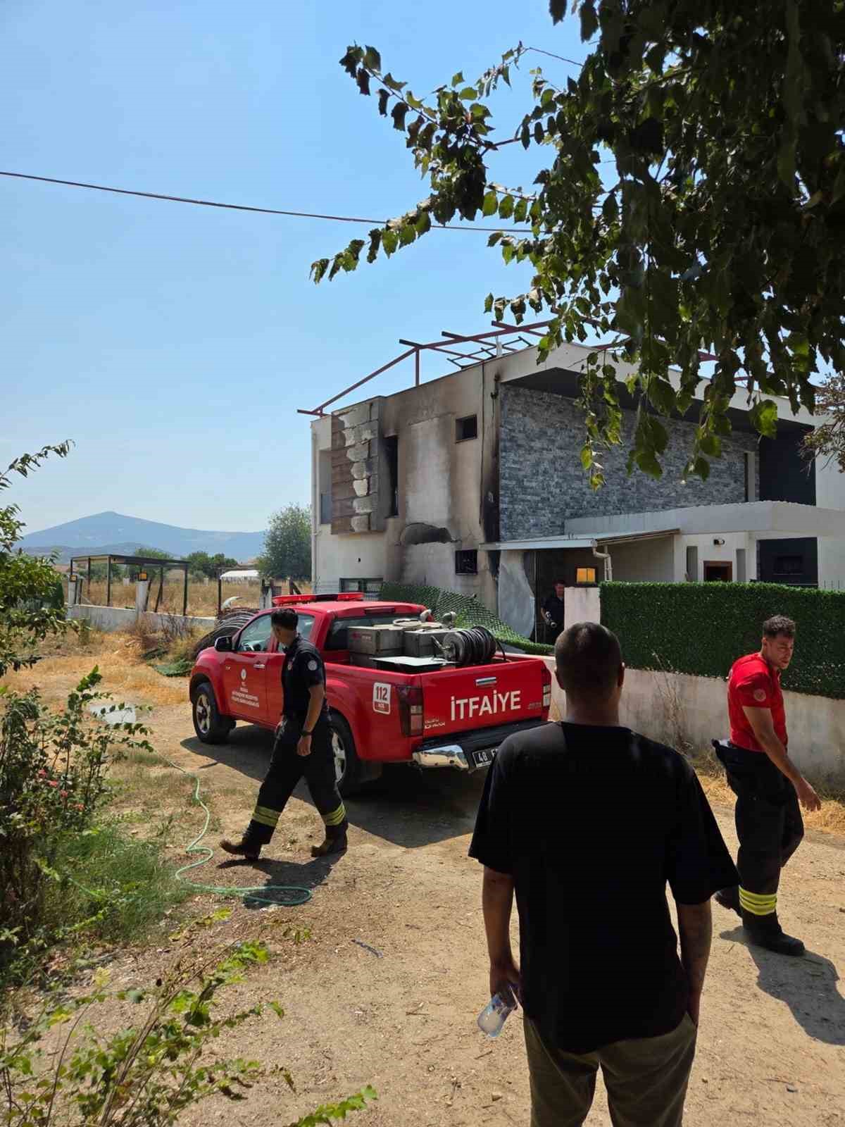 Milas’ta yangın