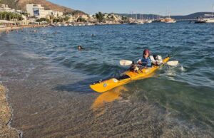 İstanbul’dan 83 gün önce kanoyla yolculuğa çıkmıştı, Bodrum’a ulaştı