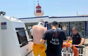 Gezi teknesinde yaralanan vatandaşa Sahil Güvenlikten tıbbi tahliye