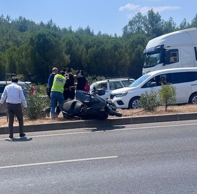 Narkotik denetiminden kaçan motosikletli kıskıvrak yakalandı
