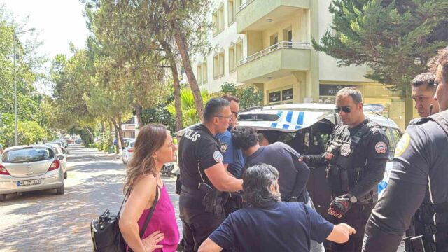 Menteşe’de polise mukavemet gösteren motokurye gözaltına alındı