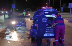 Trafik kazasında yaralanan sürücü, kızı ve torununu görmeden hastaneye gitmek istemedi