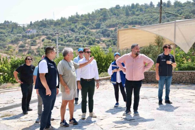Başkan Mandalinci’den Dereköy ve Dağbelen’de saha mesaisi