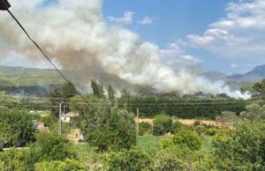 Seydikemer’deki orman yangınına 7 hava aracı ile müdahale ediliyor
