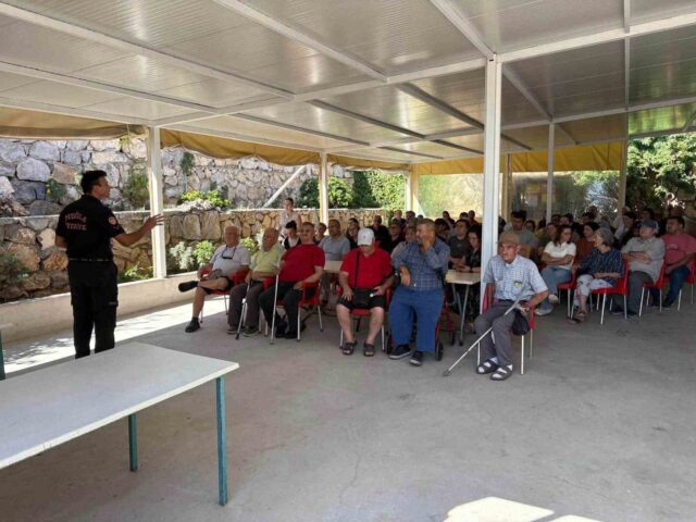 Fethiye Huzurevi personeline yangın güvenliği eğitimi verildi