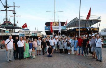 Marmaris’te gazilere tekne turu
