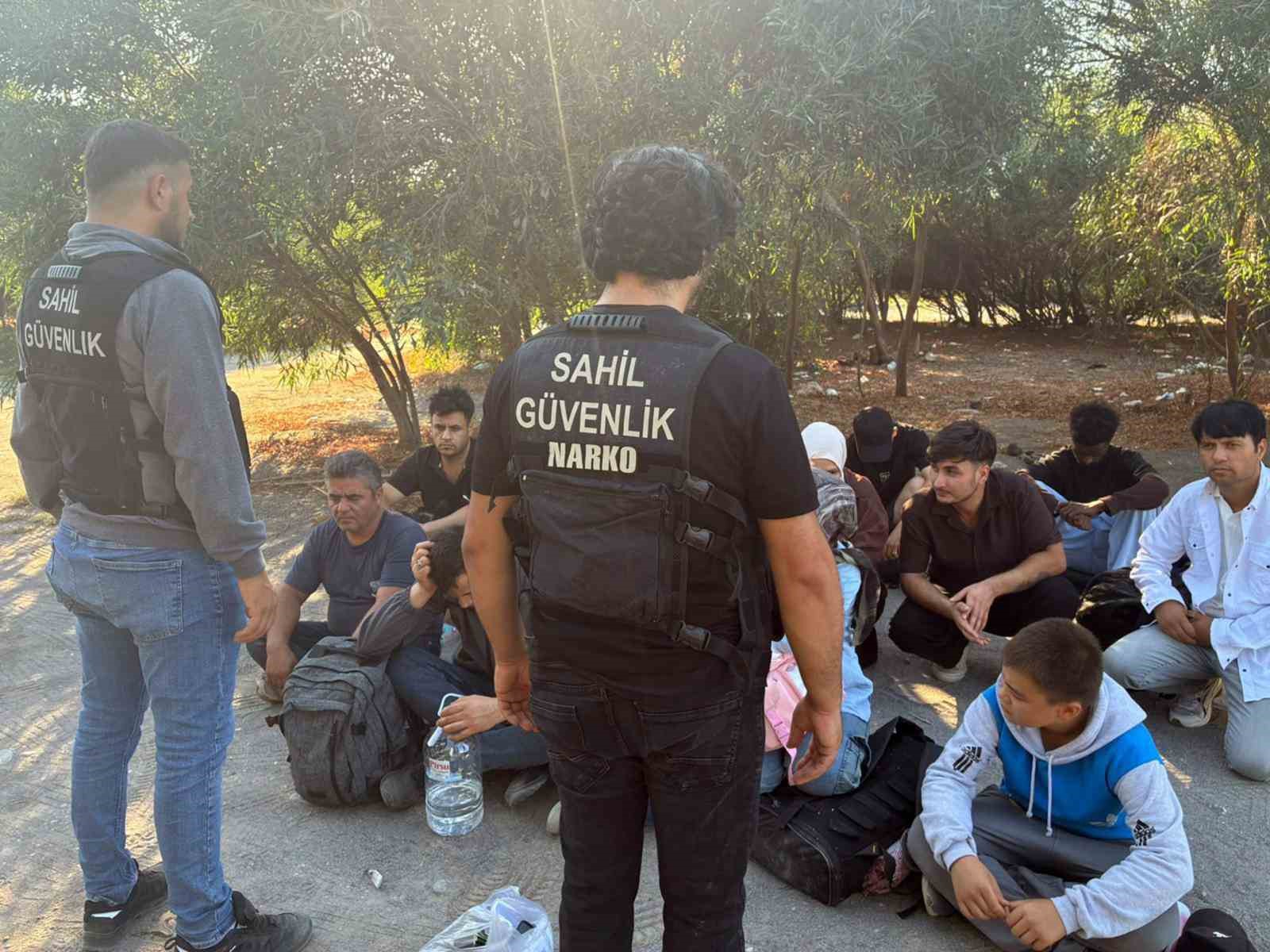 Dalaman’da 18 düzensiz göçmen yakalandı
