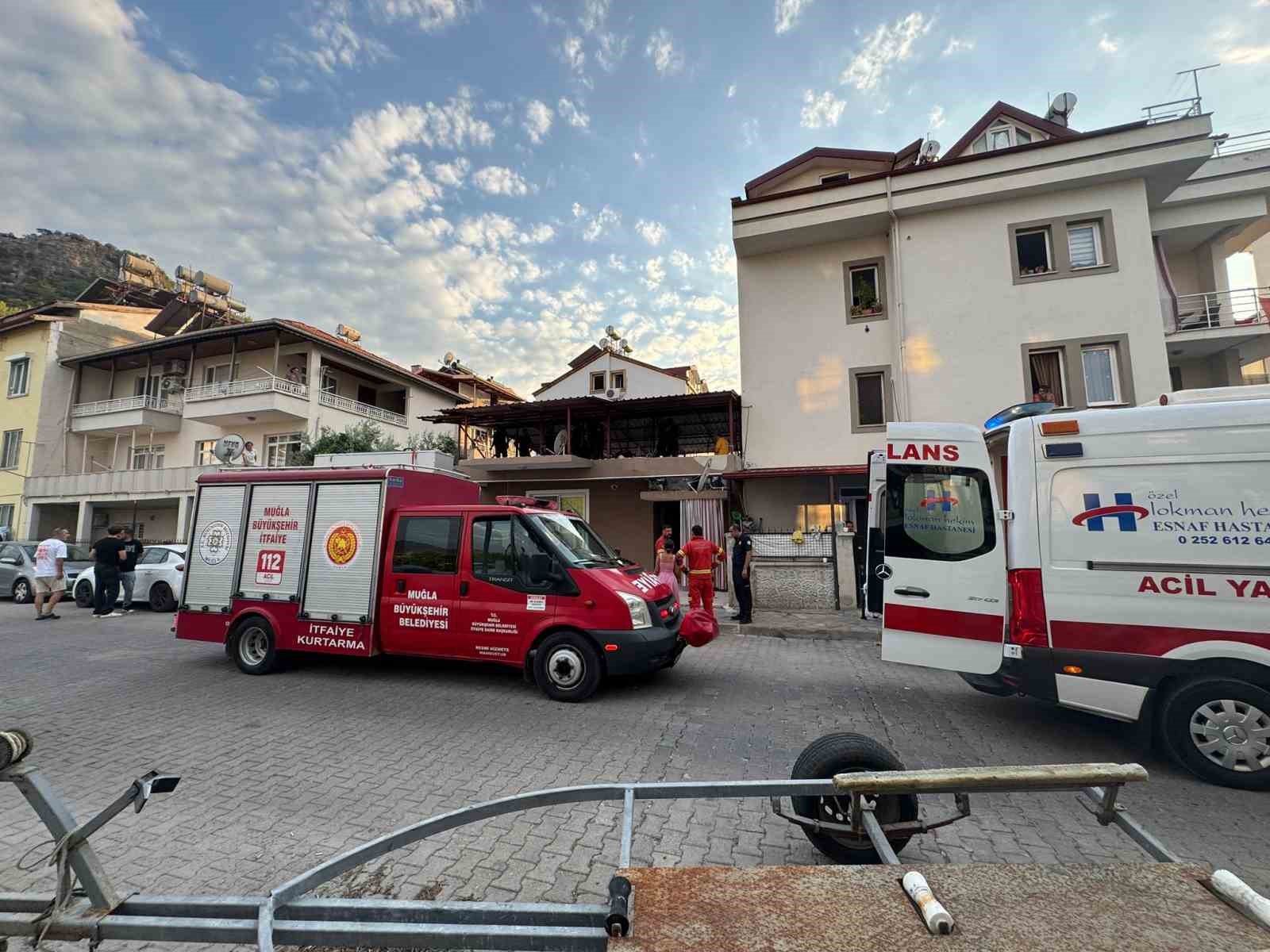 Fethiye’de asansör boşluğuna düşen bir kişi hayatını kaybetti