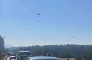 Muğla’daki yangına 7 uçak, 15 helikopterle müdahale sürüyor