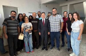 Başkan Aras, Suriye ziyaretinde Bayır-Bucak Türkmenleri ile bir araya geldi