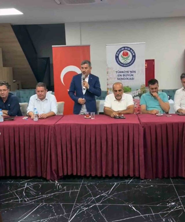 Eğitim Bir-Sen Muğla Şube Başkanı Uçak Fethiye’de iş yeri temsilcileri ve üyeler ile buluştu