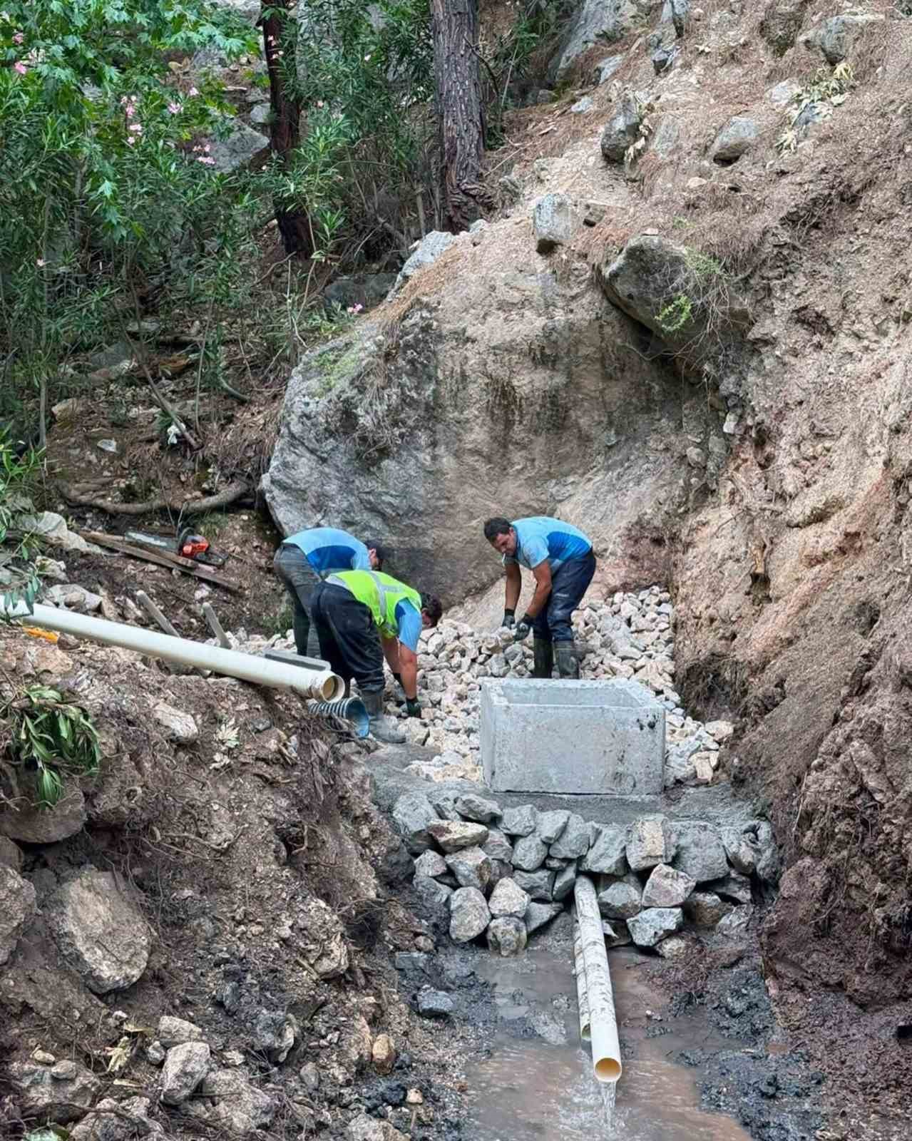 Seydikemer’de su kaynakları yenilendi