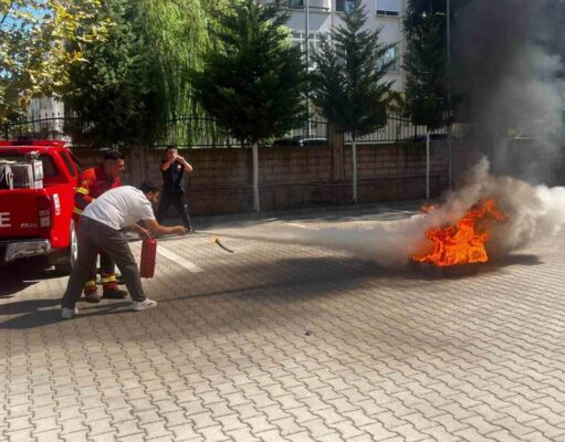 Muğla’da Aile ve Sosyal Hizmetler personeline yangın eğitimi verildi