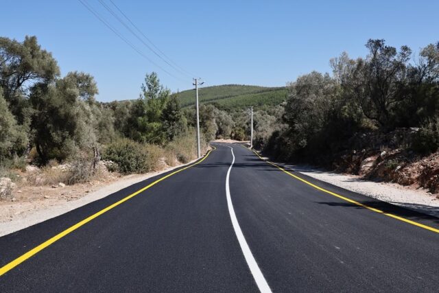 Bodrum Çamlık Mahallesi’nin yolları yenilendi