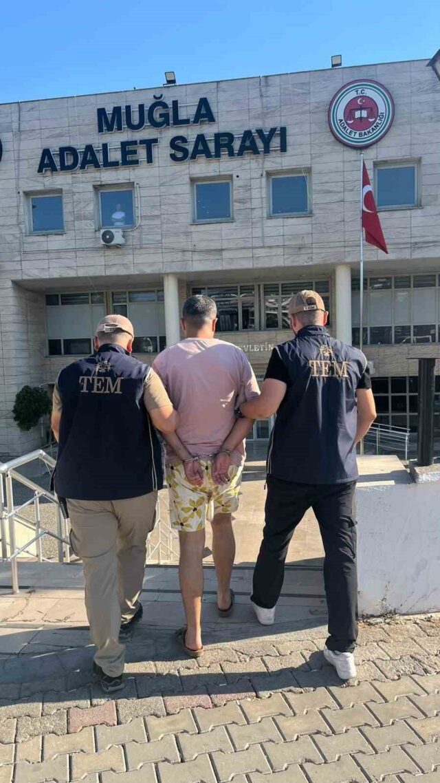 Muğla’da 6 yıl 10 ay hapis cezasıyla aranan şahıs yakalandı