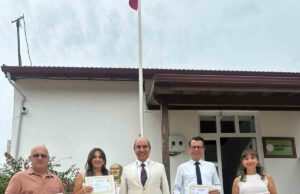 Datça’da eğitim projelerine katkı sağlayan personele teşekkür