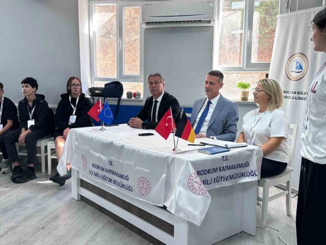 Bodrum’da Alman öğrenciler akranlarıyla bir araya geldi