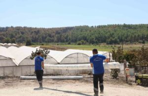 Seydikemer’de yangının yaraları bir günde sarılmaya başlandı