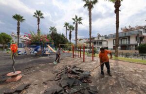 Marmaris’te parklar yenileniyor