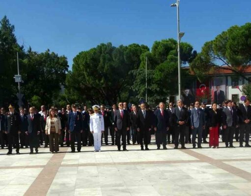 Muğla’da 19 Eylül Gaziler Günü dolayısıyla tören düzenlendi