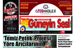 Ege’de Güneyin Sesi Gazetesi 695. Sayı