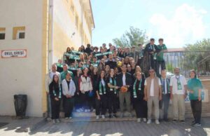 Muğlaspor oyuncuları, Turgut Reis Anadolu Lisesi’nde gençlerin sorularını yanıtladı