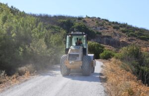 Bodrum’da sathi kaplama çalışmaları sürüyor