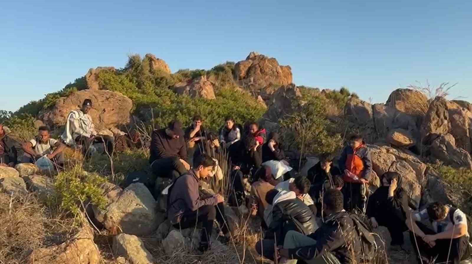 Bodrum’da 34 düzensiz göçmen yakalandı