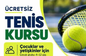 Bodrum’da ücretsiz tenis kursu başlıyor