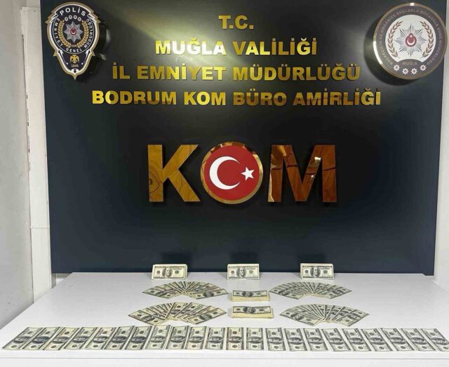 Bodrum’da sahte dolar operasyonu: 46 bin 200 dolar ele geçirildi