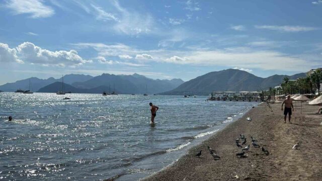 Marmaris’te Ekim ayında deniz keyfi