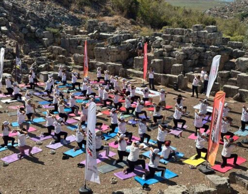 Gençler Kaunos Antik Kenti’nde spor ve tarihle buluştu