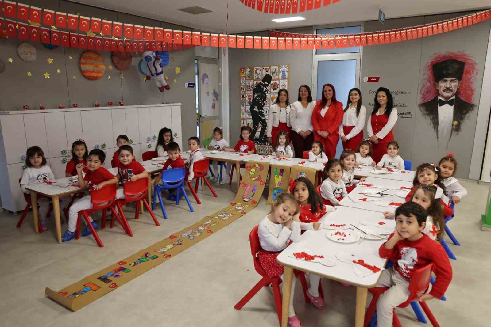 Muğla’da Cumhuriyet, çocukların hayalleriyle renklendi