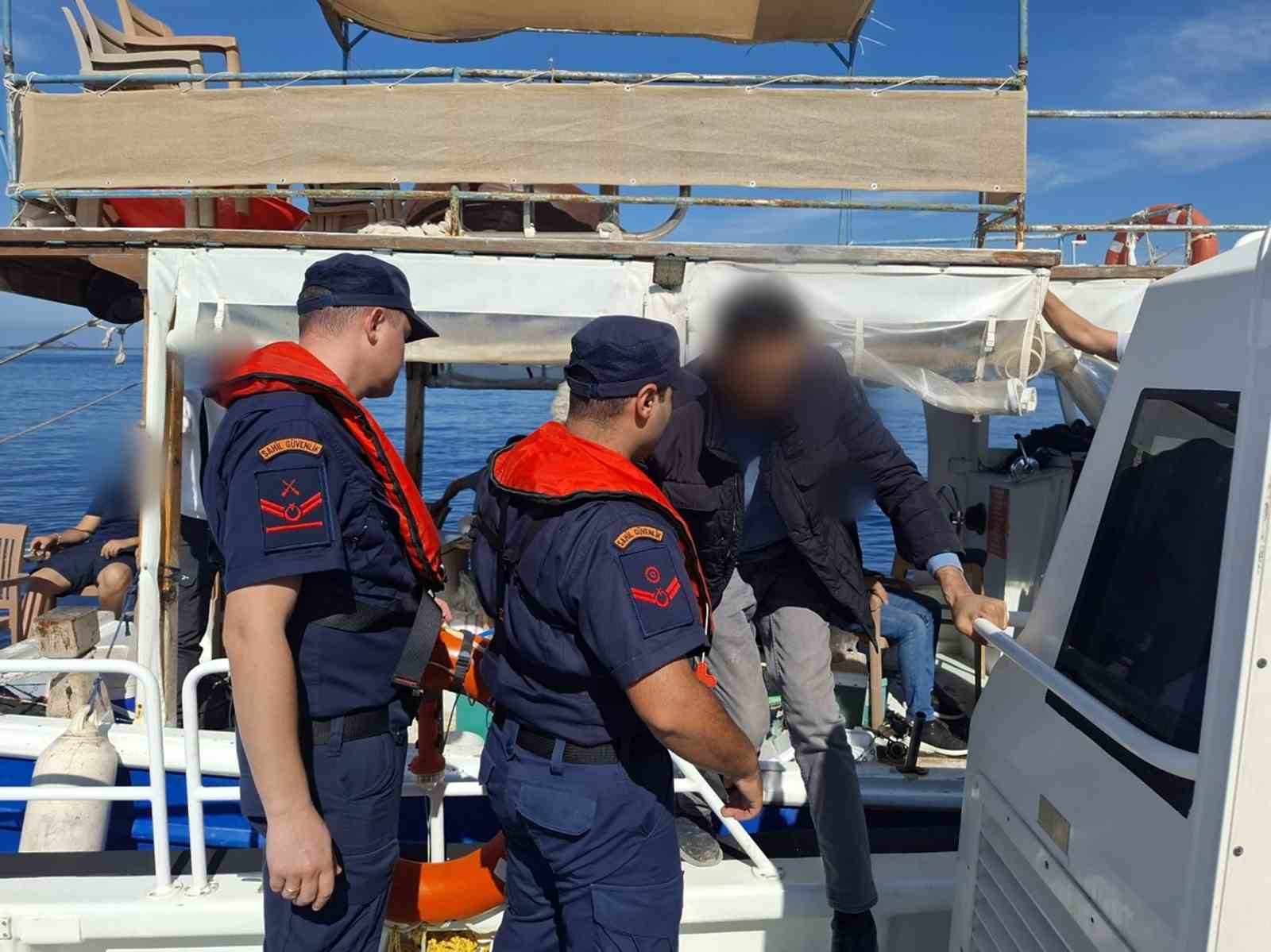 Dalaman ve Bodrum’da 2 vatandaşa denizden tıbbi tahliye yapıldı