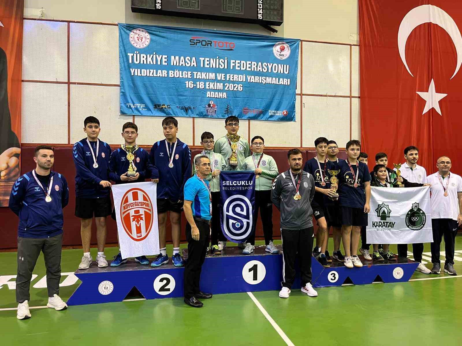Köyceğizli masa tenisi sporcuları şampiyonadan başarıyla döndü